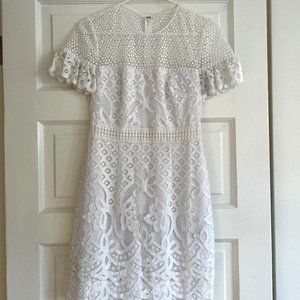 Club Monaco White Size 2 Wollstan Lace Dress - ONLY WORN ONCE